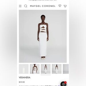 Maygel Coronel VERANERA maxi dress flower one size